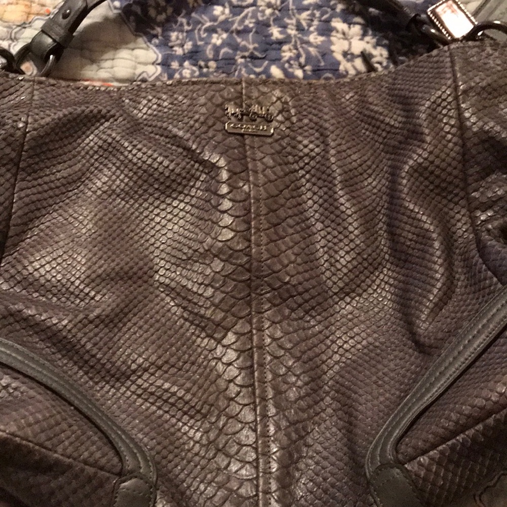 Coach Snakeskin Purse